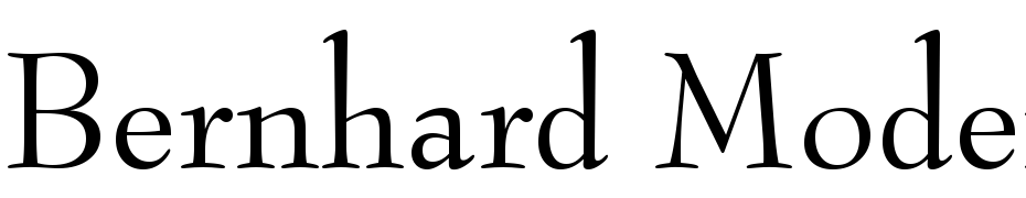 Bernhard Modern BT Font Download Free